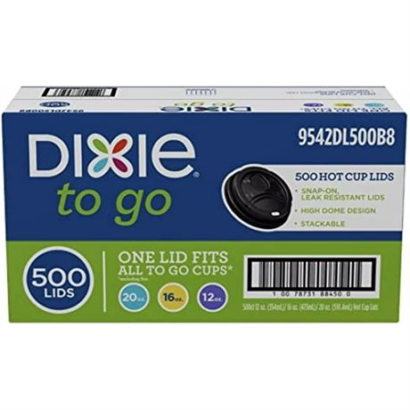 Dixie To Go 500 Count Lids